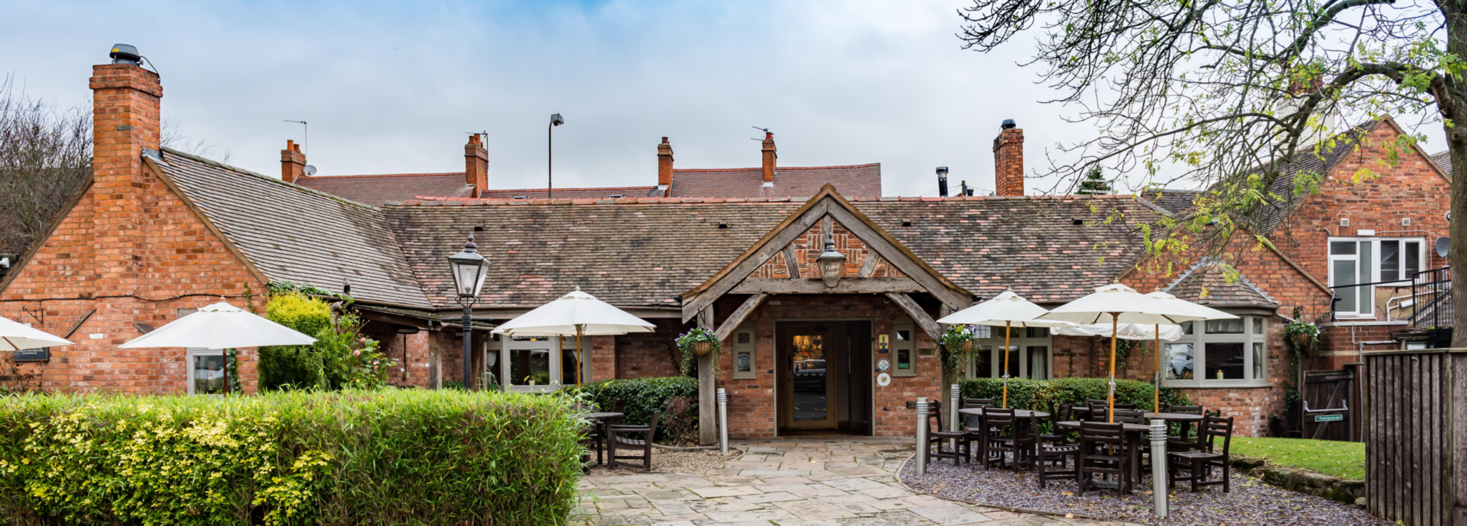 Exterior of The Tame Otter Pub in Staffordshire
